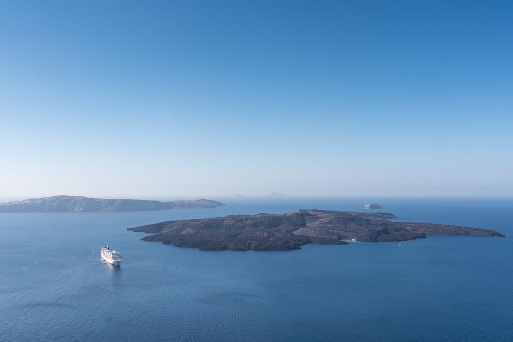 Вилла Karpimo Horizon - Caldera View With Private Hot Tub Фиростефани Экстерьер фото