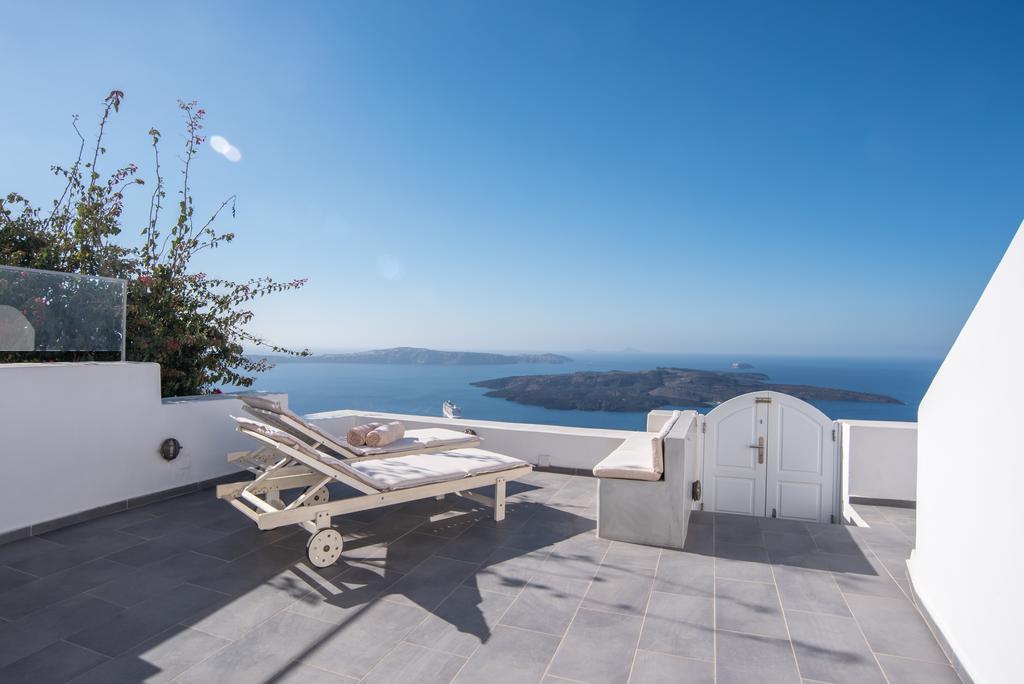 Вилла Karpimo Horizon - Caldera View With Private Hot Tub Фиростефани Номер фото